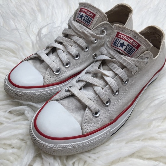 White Converse Shoes - Picture 4 of 8